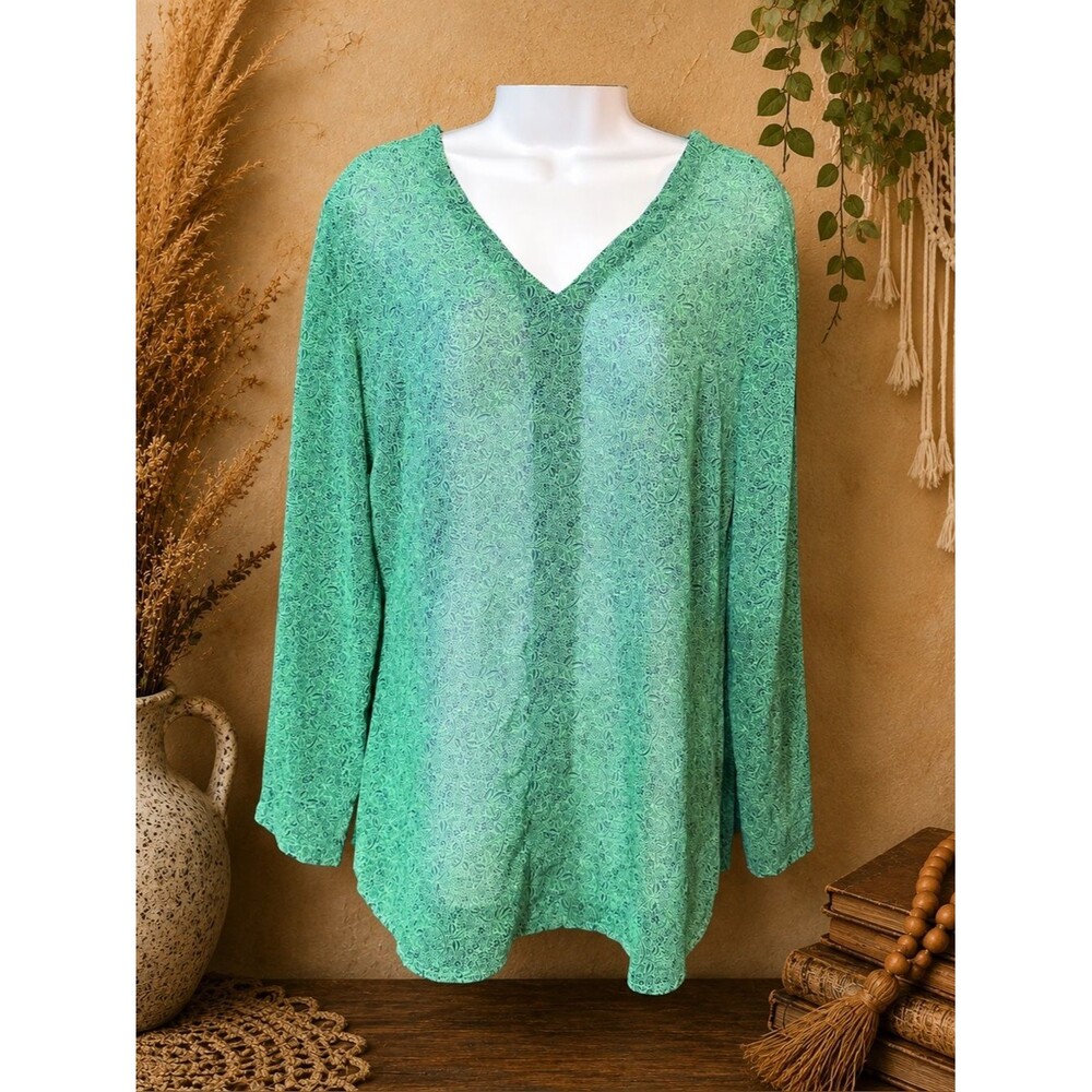 CABI Anthropologie Bountiful #5208 Blouse Size Medium